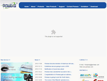 Tablet Screenshot of pomeas.com